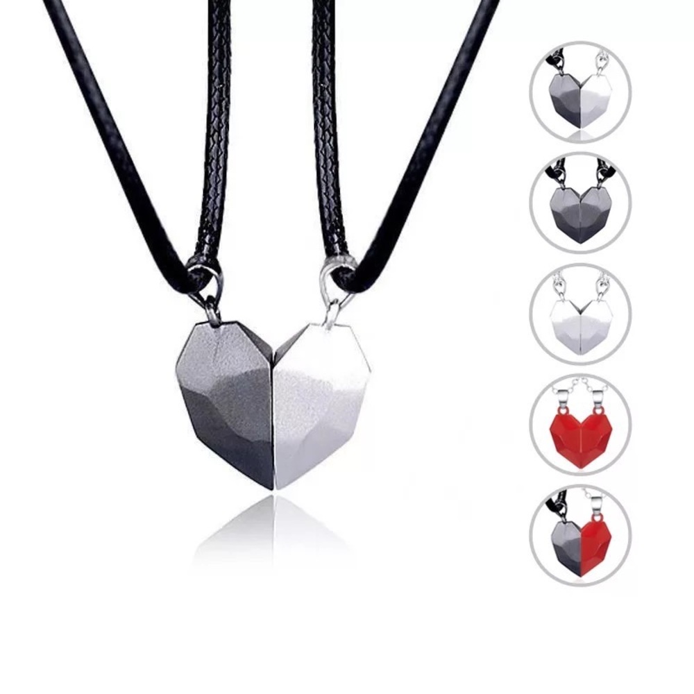 Heart Splicing Necklace for Partners, friends, family members.